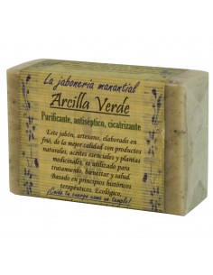 Jabón Artesano Arcilla Verde